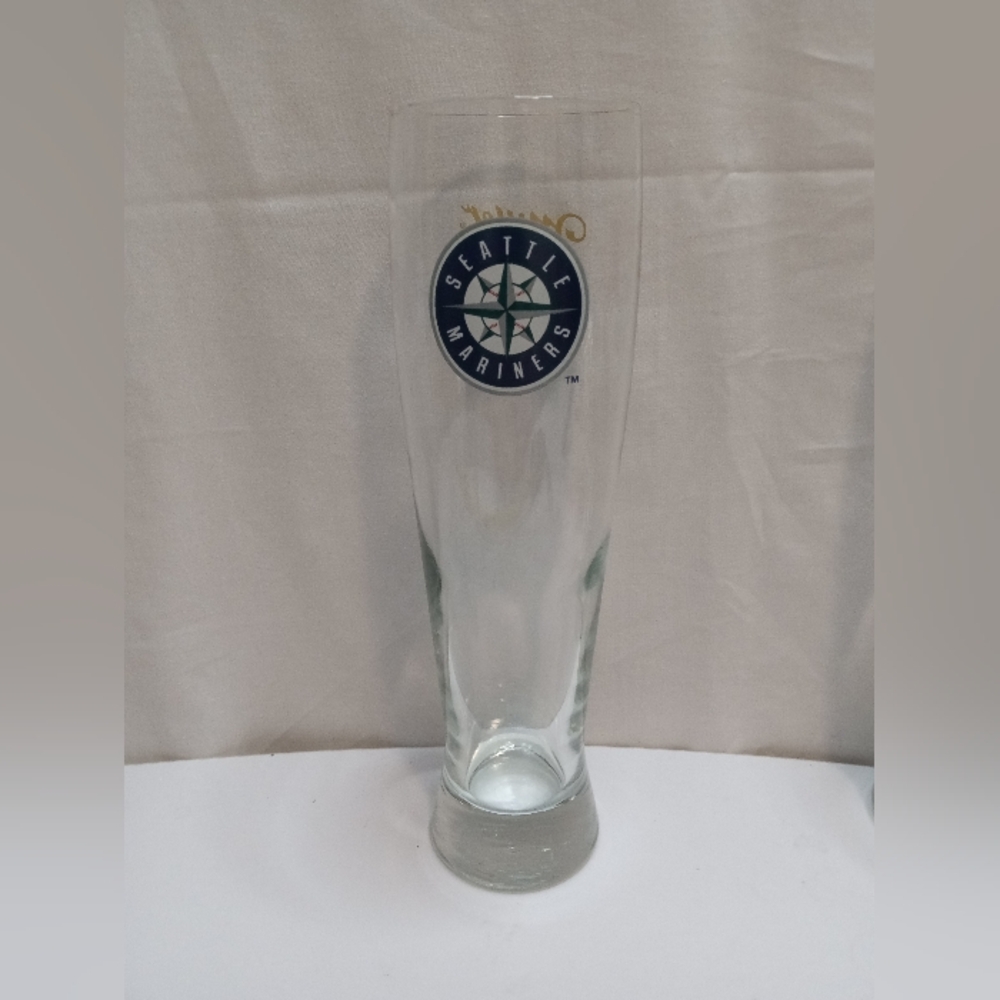 16oz Seattle Mariners Pilsner Glass Drinkware By Miller Light
